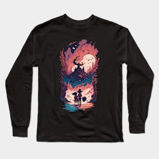 Wizard Fantasy Art Long Sleeve T-Shirt